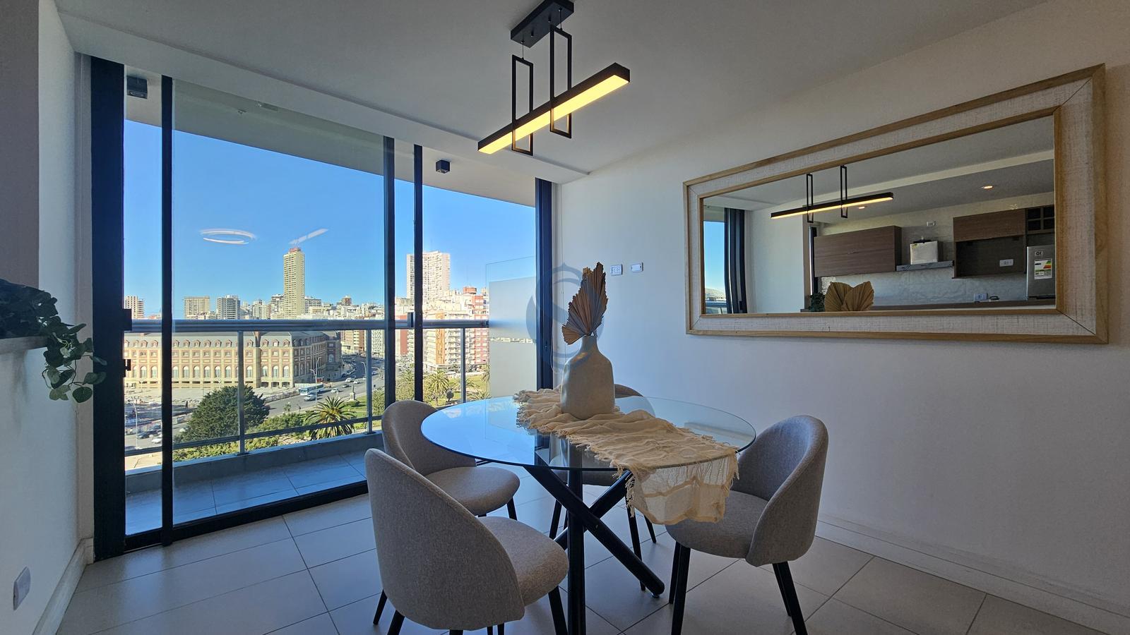 Venta Departamento dos ambientes a estrenar con vista abierta a Plaza Colon